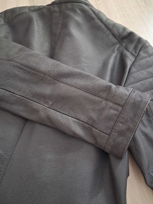 Geaca piele biker masura L/XL Promod