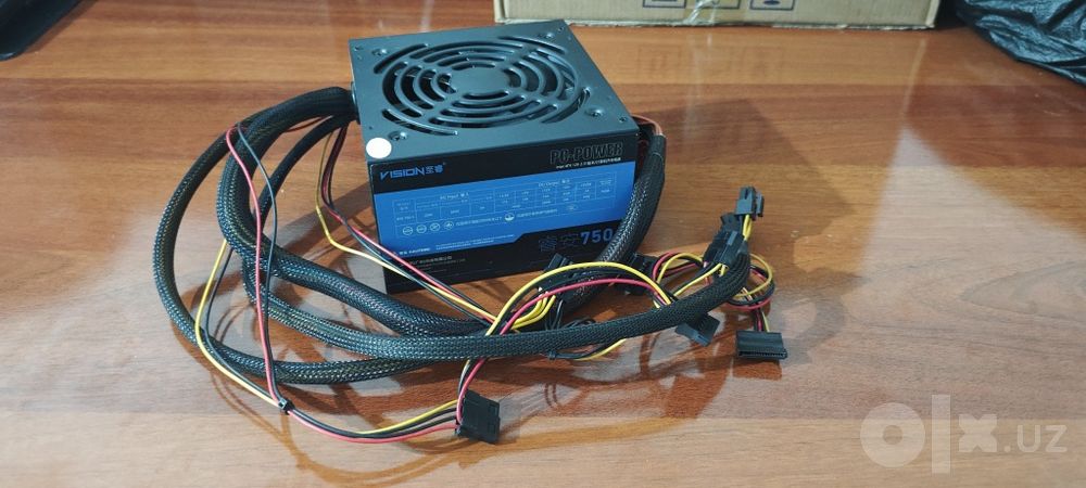 Vison PcPower 750 Holati Yahshi CPU 4+4Pin GPU 6+2Pin