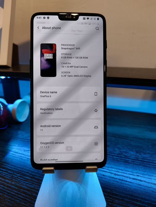 OnePlus 6 negru 128 GB