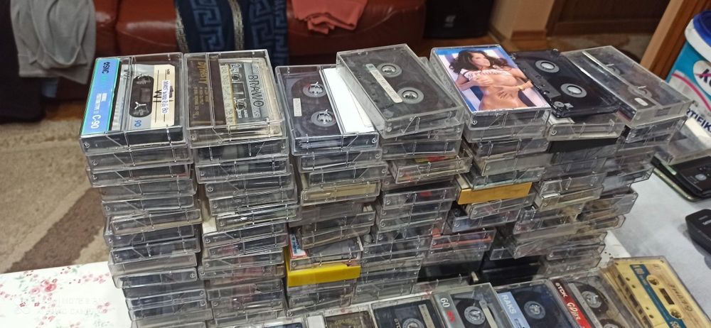 Casete audio raks goldstar Philips etc