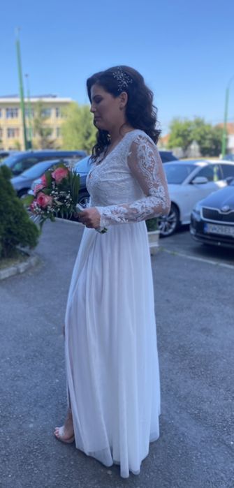 Rochie albă de cununie