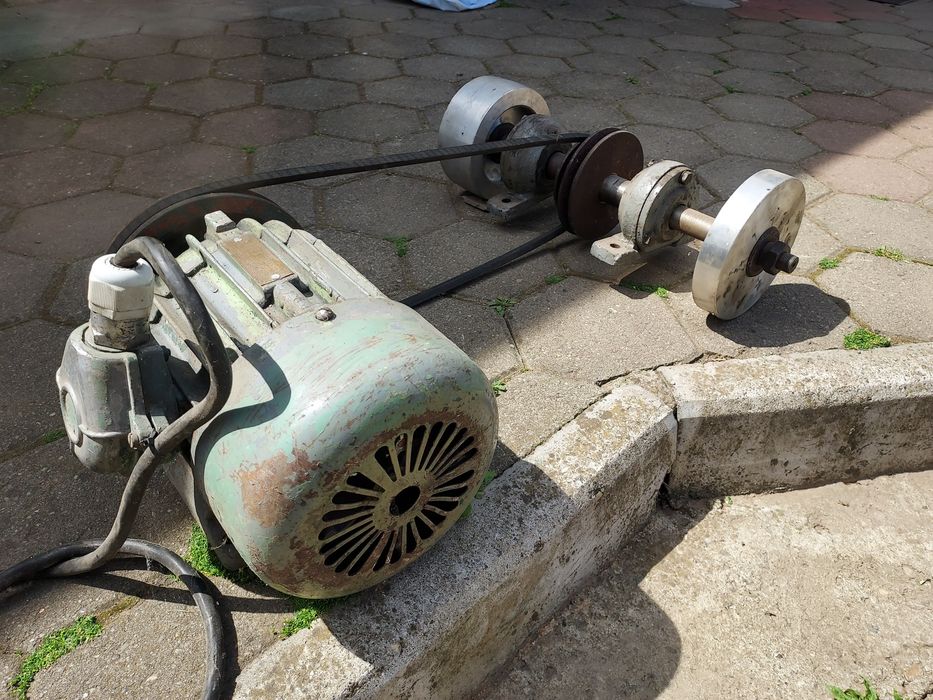 Ax belt grinder plus motor