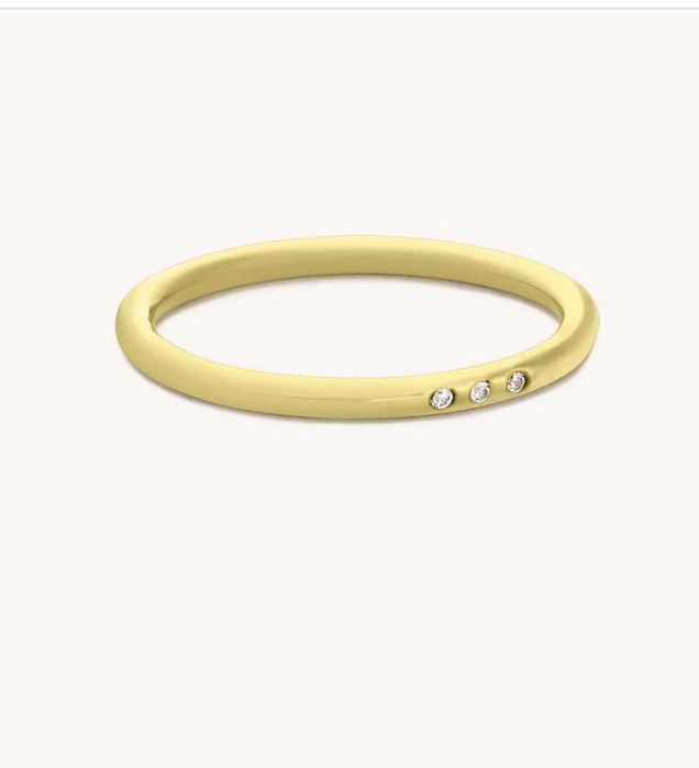 inel de aur cu diamante naturale