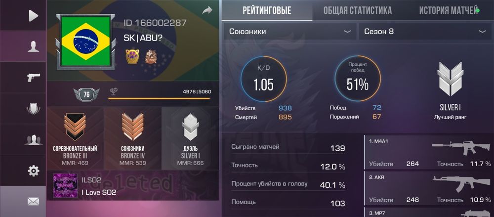 Аккаунт в стандофф