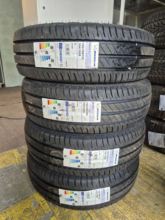 4 Anvelope de VARA - 195/70/15C 104/102R - Michelin Agilis 3 - NOI - DOT 2023 !