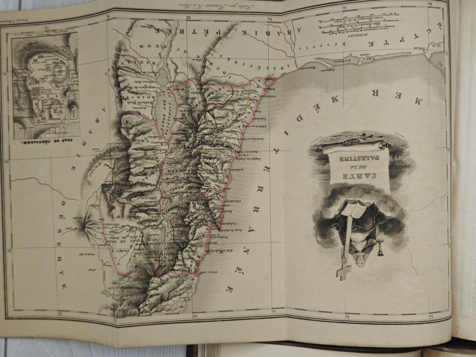 Viața lui Iisus Hristos și a apostolilor,RAR,Princeps,Harta,1836