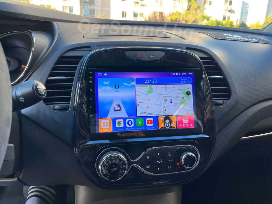 Renault Captur - 9" Android Мултимедия Рено Каптюр Навигация Андроид