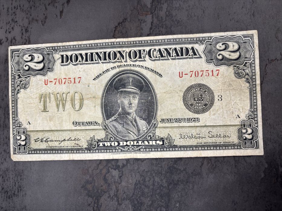 Стари Канадски банкноти