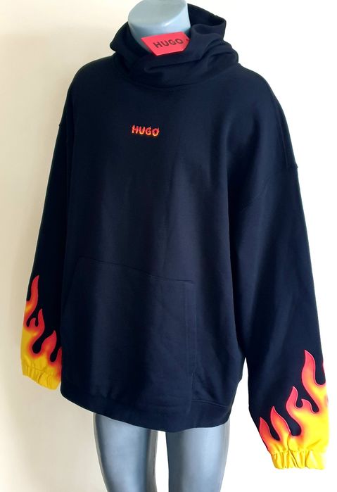 Hugo Boss HUGO Droma Oversize  Hoodie XL НОВО ОРИГИНАЛ Мъжки Суичер