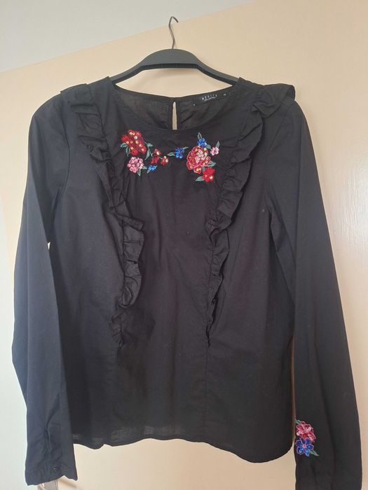 Дамска черна риза  MOHITO  colektion