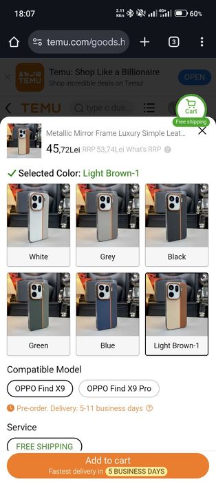 Vând huse Oppo Find X9
