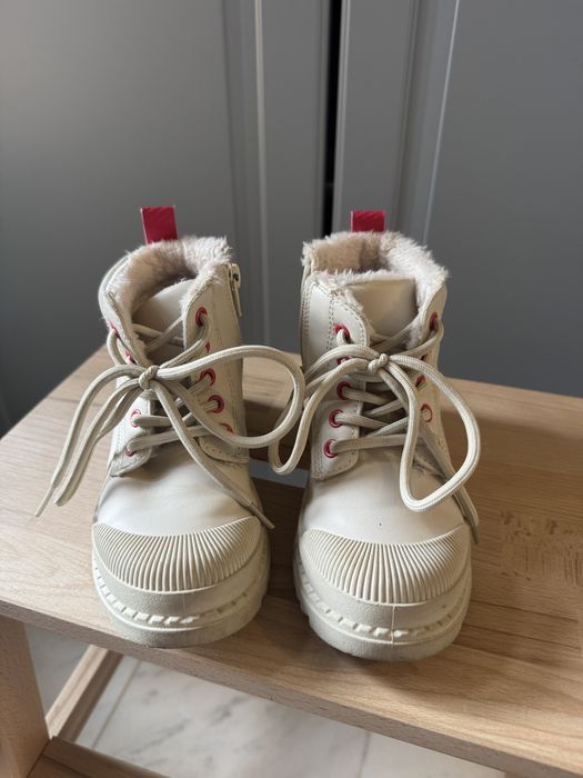 Ghete alb/gri/roz marimea 27