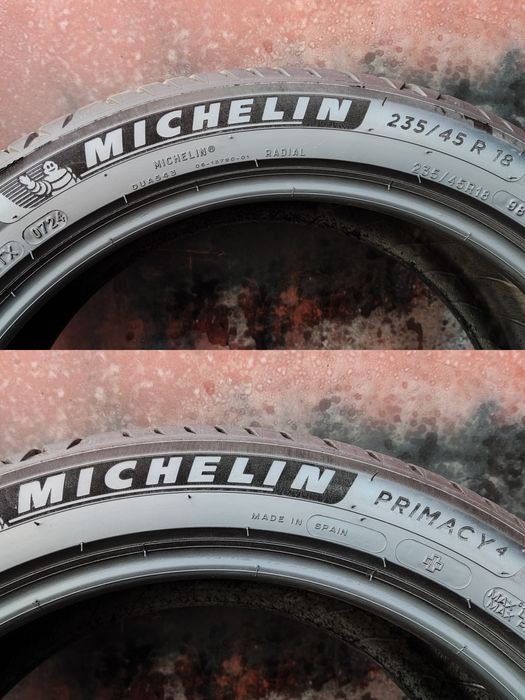 1брой лятна гума 235/45/18 Michelin Primacy 4 
dot0724
7+mm