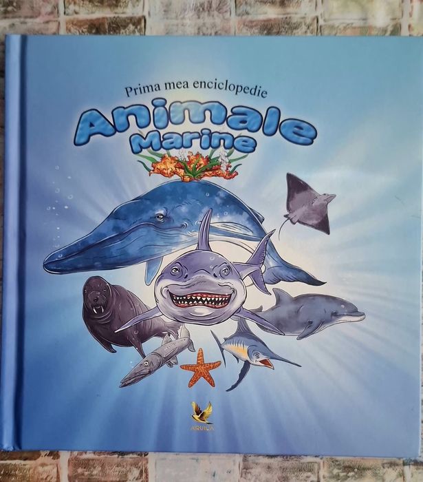 Pachet 2 cărți educative copii: Atlasul lumii + Enciclopedie Animale Marine