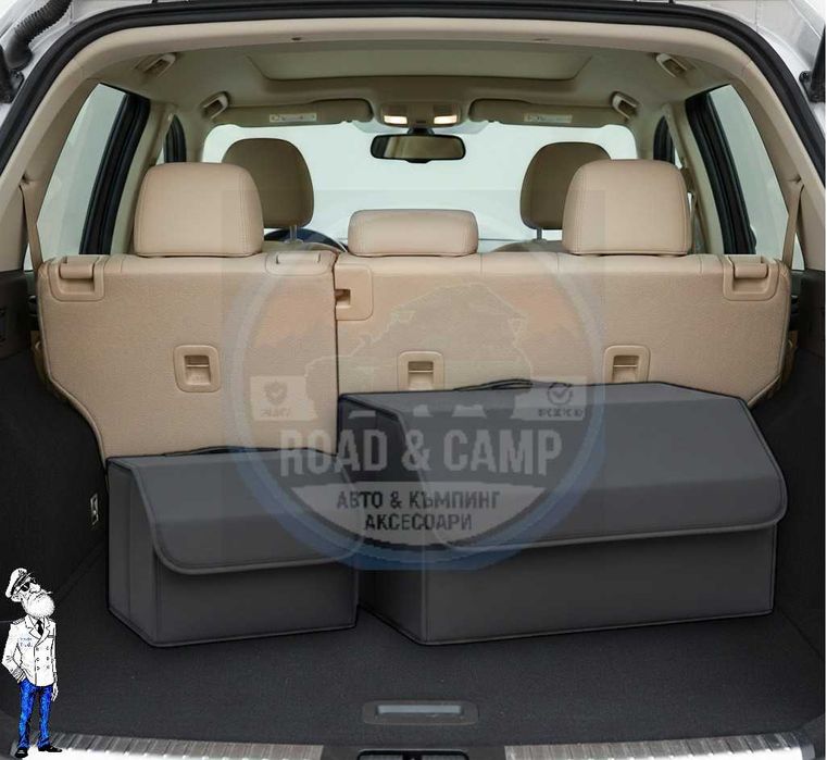 Кожен органайзер за кола, чанта за багажник, 2 размера