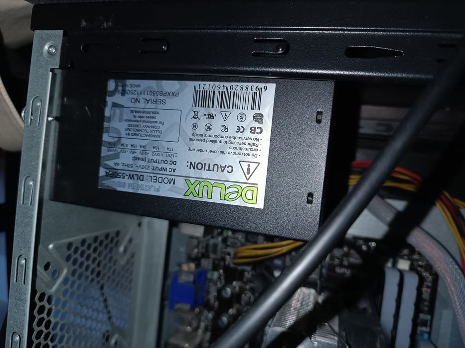 Комплект материнки и бп