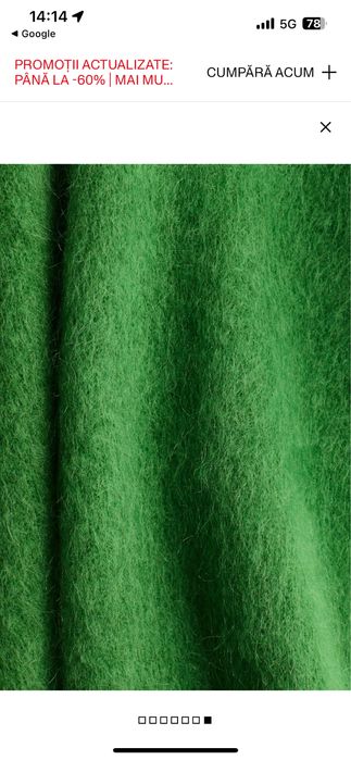 H&m premium edition casmir si lana mix