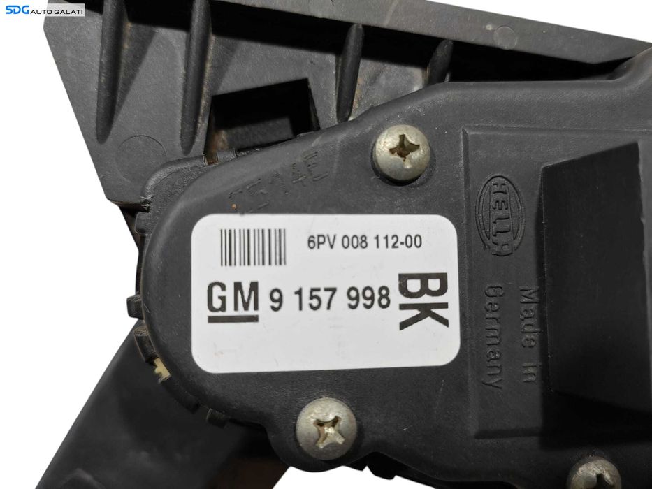 Pedala Acceleratie Opel Astra H 2004 - 2010 Cod 9157998 [L6288]