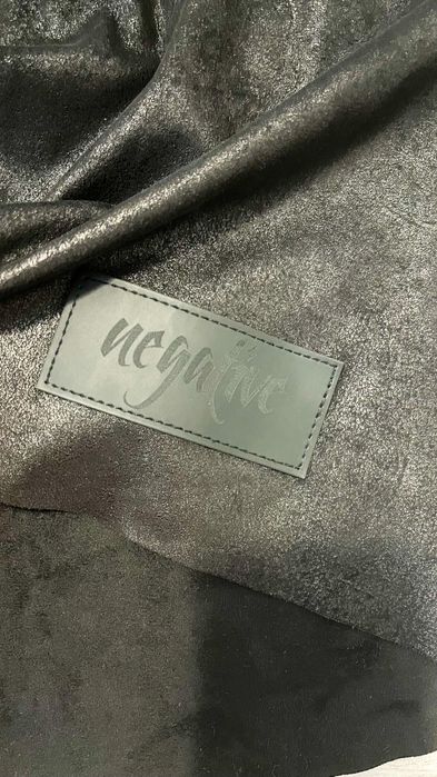 Черна велурена рокля/туника Negative