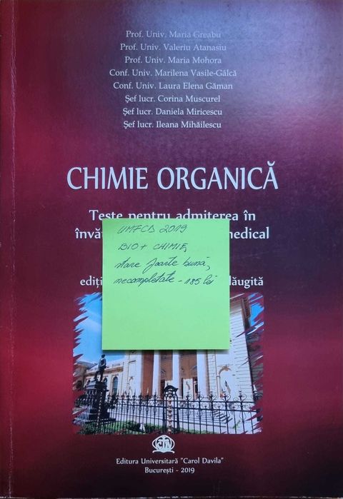Carti admitere Medicina Bucuresti Cluj Brasov Iasi 2009-2022