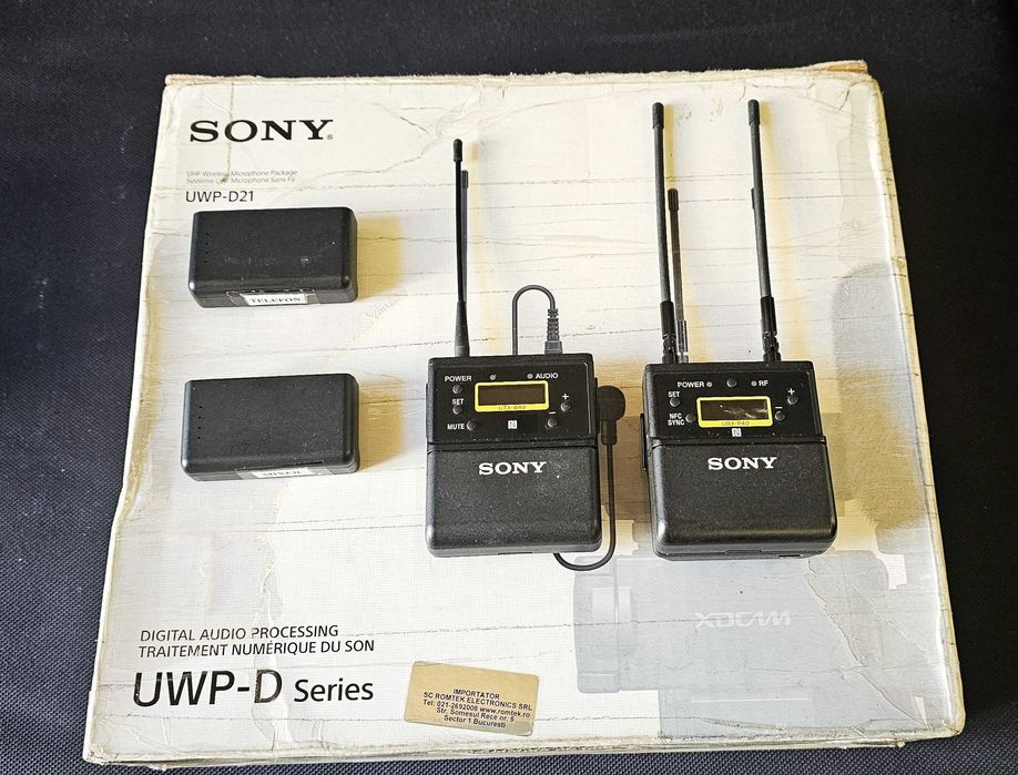 Sistem audio wireless Sony UWP-D21 -instrument cu acumulatori