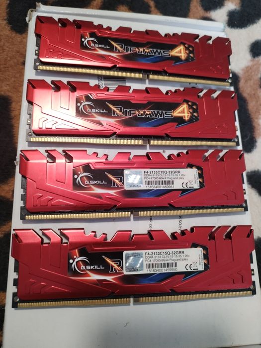32 gb ddr4 (4x8)