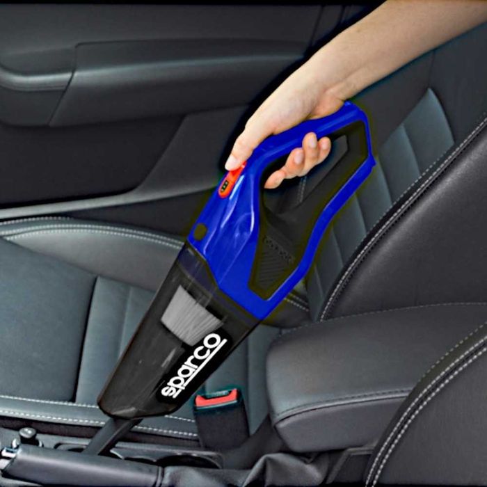 Прахосмукачка за кола Sparco с миещ се HEPA филтър - 12V/90w
