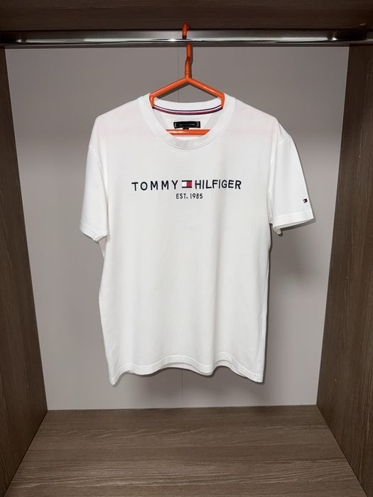 Tricou tommy hilfiger alb