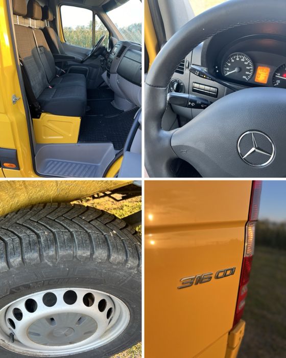 Mercedes sprinter 316,Clima,2014,3.5 carlig,7g-tronic,navigatie,163cp