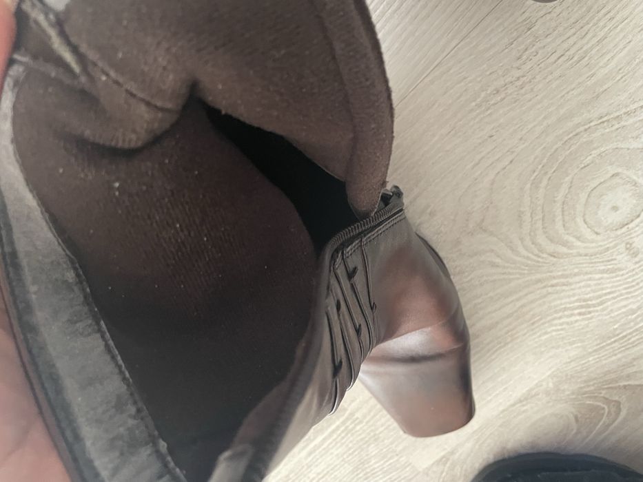 Естествена кожа боти 38Н