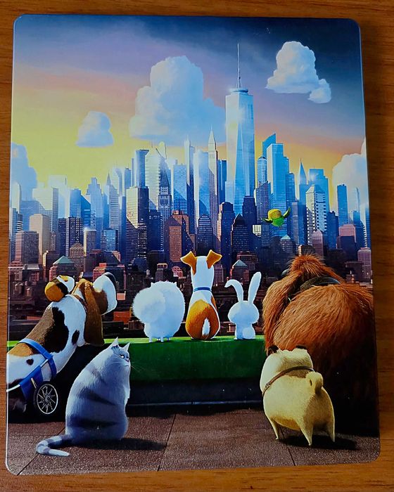 Vand set 2 steelbook-ri The Secret Life of Pets 1 si 2, bluray 3D+2D