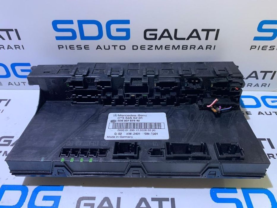 Tablou sigurante Mercedes Clasa C W203 C320 218cp 2001 - 2007 COD : 003 545 52 01 / 0035455201