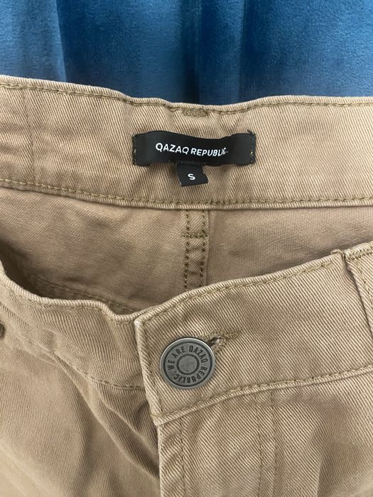 Qazaq Republic Коричневые брюки Basic S