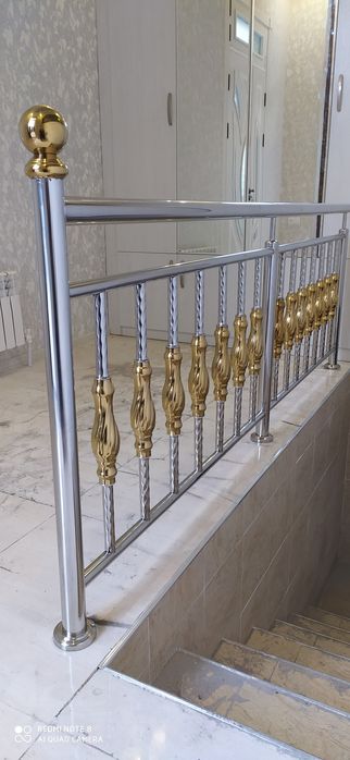 Nerjaveyka perila  Нержавейка перила  бистро и надёжно