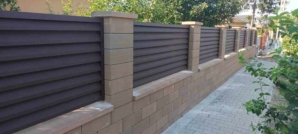 Хоризонтална ограда - щора, ограда за двор