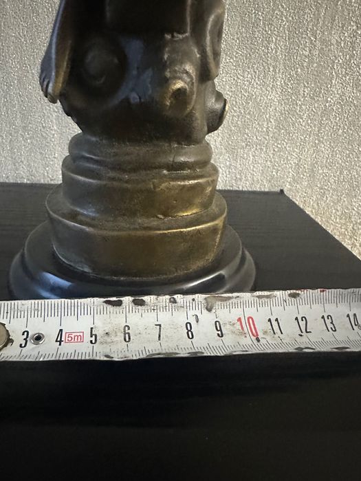 Антикварна бронзова скулптура „Арт Нуво“ – подпис Pierre Roche (30 см)