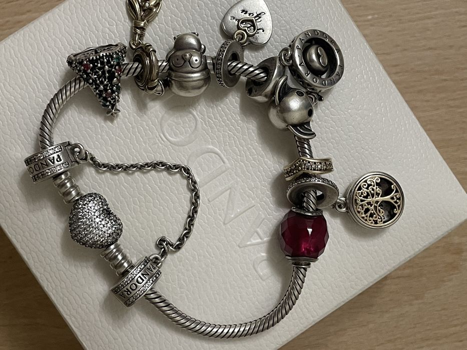 Браслет Pandora оригинал с шармами