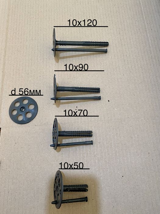 Дюбеля крепежные