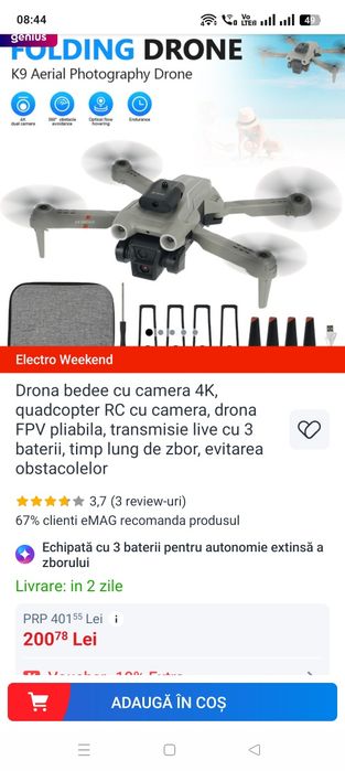 Drona cu camera video /foto