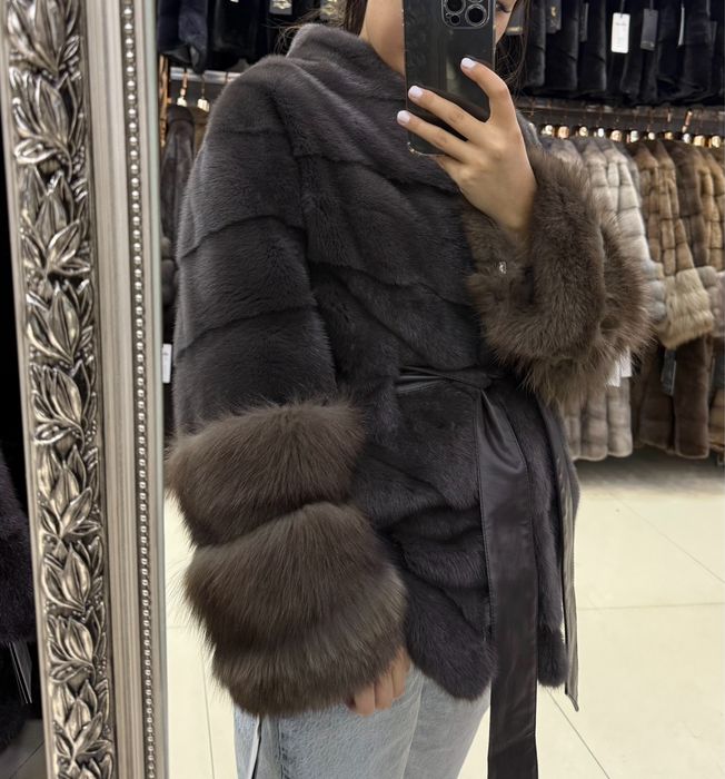 Кимано шуба норка, соболь