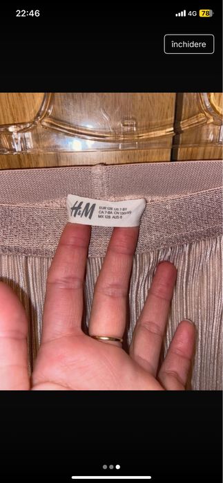 Pantalon evazat fetite