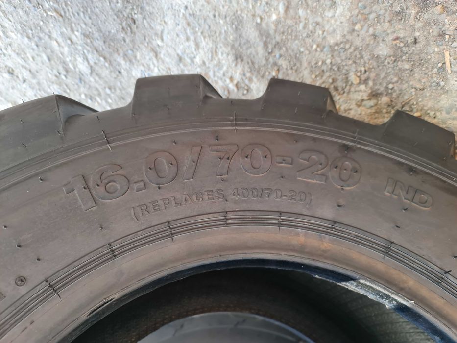 Cauciucuri noi 16.0/70-20 OZKA IND80 16PR anvelope buldo fata manitou