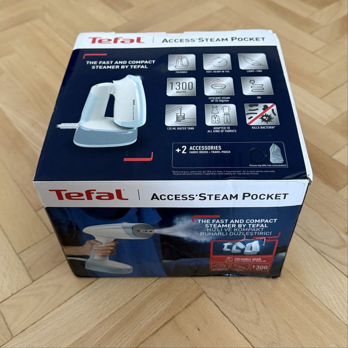 Aparat de calcat vertical TEFAL Access Steam Pocket DT3041 E1