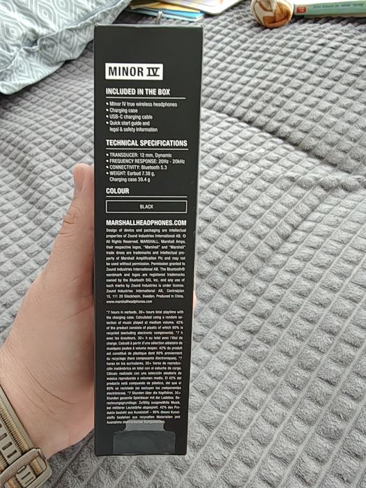 Marshall MINOR |V слушалки