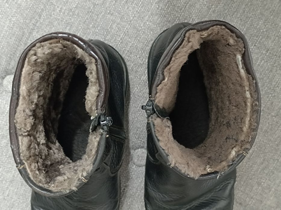 Мужская обувь, 40 размер. Б.у. немецка, кожаная.