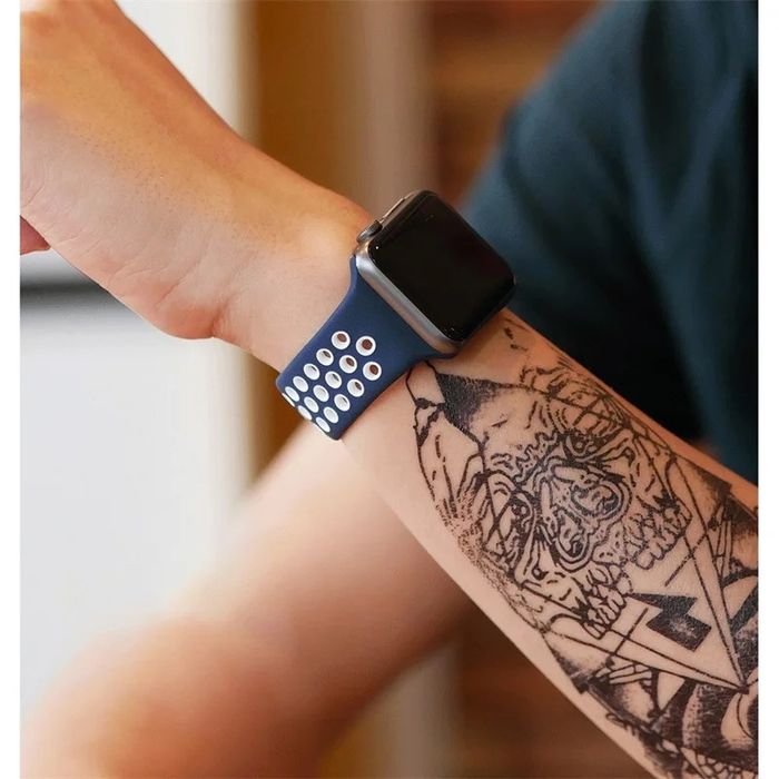 Силиконови каишки Silicone Nike за Apple Watch ULTRA/SE/11/10/9/8/7/6