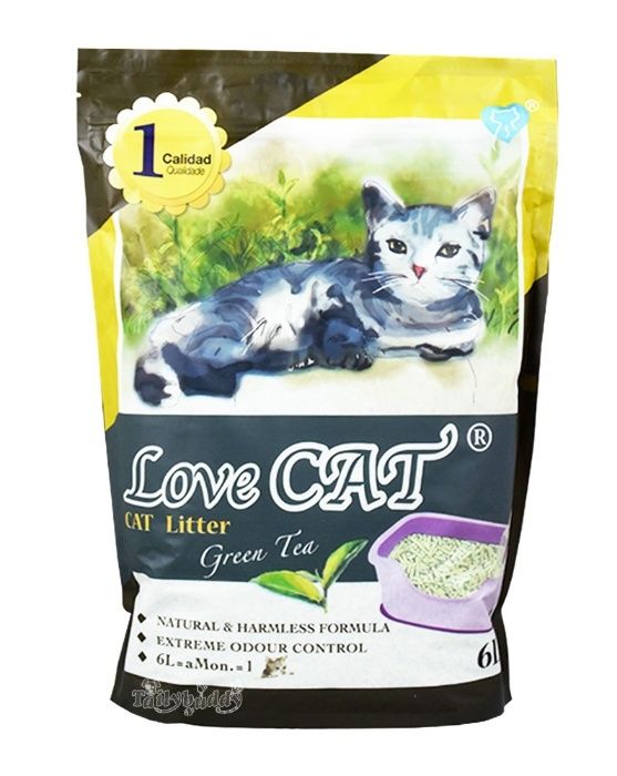 Промо Цена! LOVE CAT LITTER ТОФУ Еко Постелка за Котешка Тоалетна