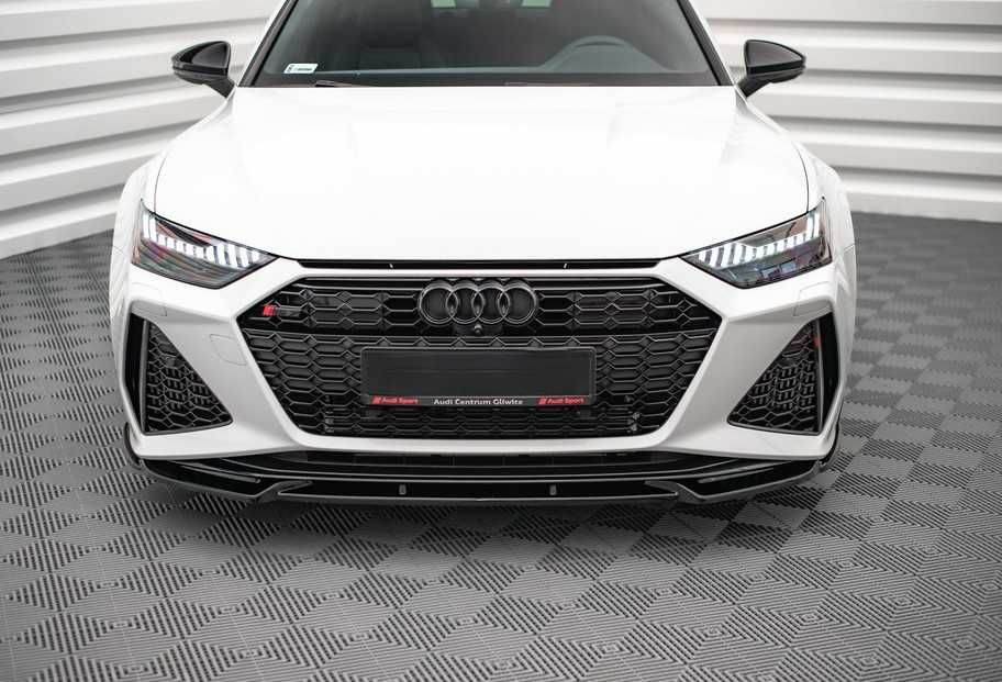 Преден лип спойлер за ауди рс7 ц8 / audi rs7 c8 lip / добавка / нож