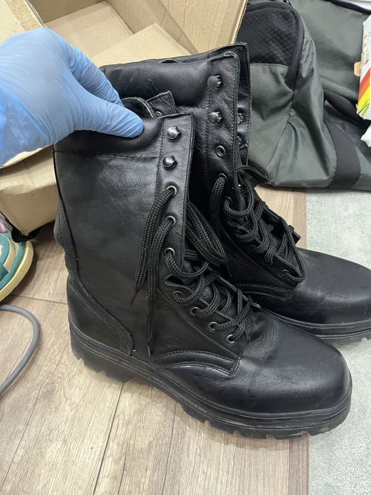 Берцы мужской черный