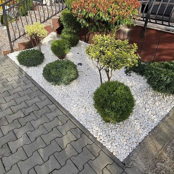 PROMOTIE - Piatră decorativă marmură albă la Big Bag - Alb - MIX